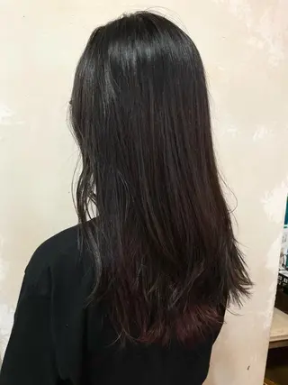 ロング カラー 前平 友慈のヘアスタイル