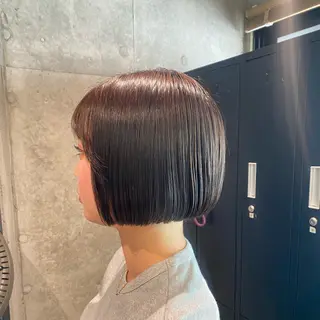 ショート カラー 🩶レイヤーカット 🩶柔らかカラー結愛のヘアスタイル