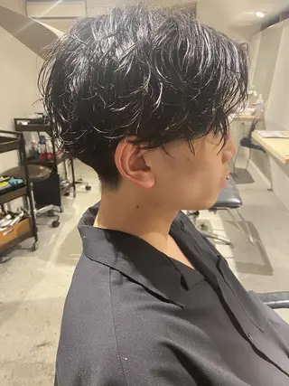 ショート パーマ メンズ 小顔ショート/ボブ/ 川口京佑のヘアスタイル