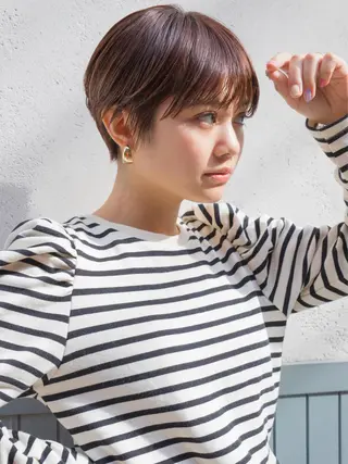 ショート 【1日2名様限定】 AFLOAT白川雄副のヘアスタイル