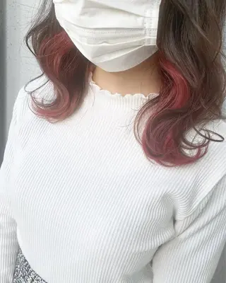 ミディアム カラー 後藤紗英/髪質改善 /オリーブベージュのヘアスタイル