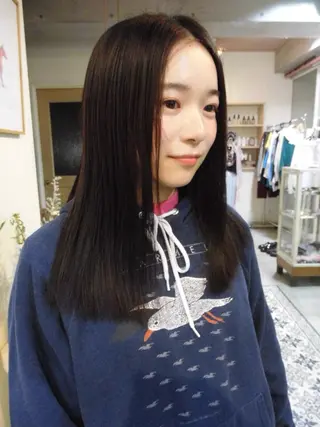 ロング miumiu/恵比寿 カットモデル募集のヘアスタイル