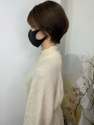 ショート レイヤー/顔周り /AKARIのヘアスタイル