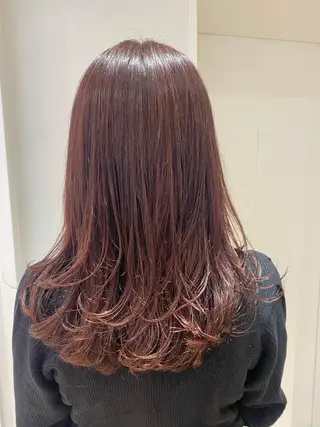 ミディアム カラー ❤️パーマ美容師✂︎ 井口美緒のヘアスタイル