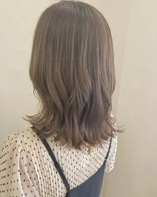 ミディアム カラー 店長 ✂️ムラカミ キラリのヘアスタイル