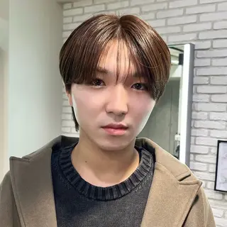 カラー メンズ 韓国メンズヘア☆ 韓国ボブYUTOのヘアスタイル