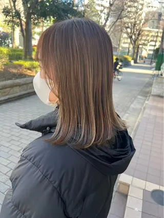 ミディアム albero🧸 🌳鈴木遥菜のヘアスタイル