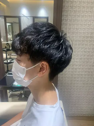 パーマ メンズ ZELE 南浦和所属・清水 愛歌のヘアスタイル