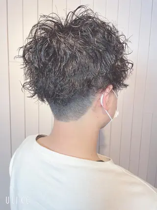 ショート パーマ メンズ ❣️モードケイズ塚口 和田一将のヘアスタイル