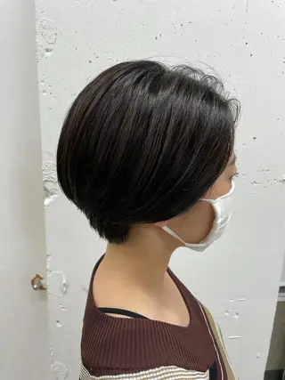 ショート カラー ナチュラル・抜け感 永井　賢三のヘアスタイル