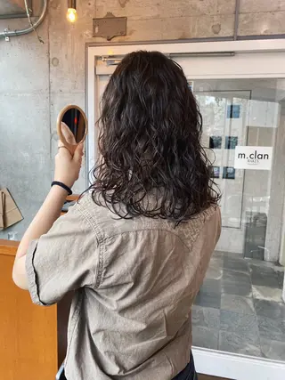 セミロング パーマ MAKES harajuku　m.clan所属・パーマ/ 🌿nanakoのヘアスタイル