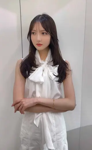 セミロング カラー 前髪顔まわりカット 🌈中村海聖のヘアスタイル