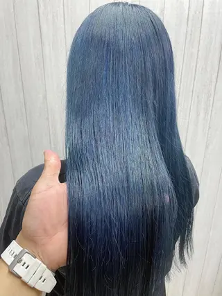 ロング カラー ケアブリーチ /髪質 改善/古橋圭史郎のヘアスタイル