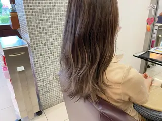 セミロング カラー 鈴木 翔梧のヘアスタイル