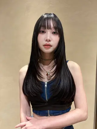 ロング ボブ/タイトアレンジ 個性派結婚式アレンジのヘアスタイル