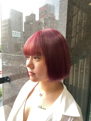 カラー Hirona 縮毛矯正/髪質改善のヘアスタイル