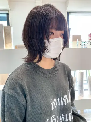 ミディアム 🫧ウルフカット/ 畑中結衣🫧のヘアスタイル