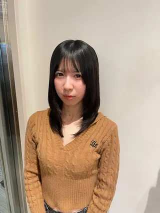 セミロング PRIMA所属・中藤 百恵のヘアスタイル