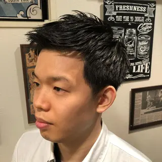 ショート メンズ Groomers Tokyo所属・宮城 風冴のヘアスタイル