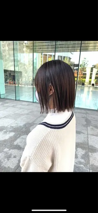 ミディアム カラー ブリーチなし/レイヤ ー特化🌈Tommyのヘアスタイル