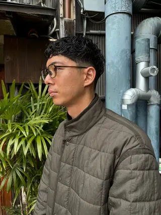 ショート パーマ メンズ 松村明門/メンズ カット/メンズパーマのヘアスタイル