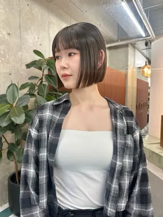 ショート KURUMI /透明感カラー/ボブのヘアスタイル