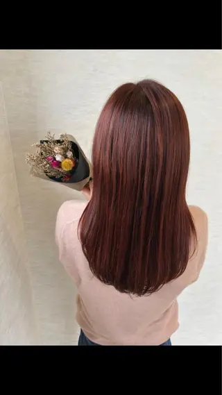 セミロング カラー レイヤーカット/髪質 改善/矯正🤍吉田のヘアスタイル