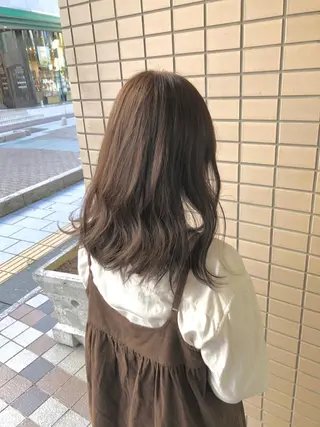 セミロング キノシタ ナオユキのヘアスタイル