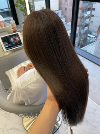 ロング HARUKI MINATO JAPAN　東京店所属・川田大輝 ナチュラル モード/表参道のヘアスタイル