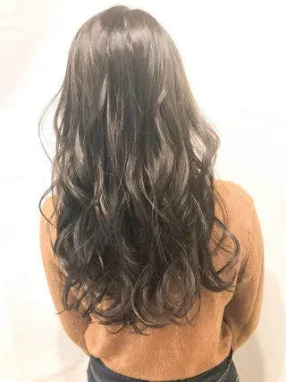 セミロング カラー TOWA 野村　コウダイのヘアスタイル