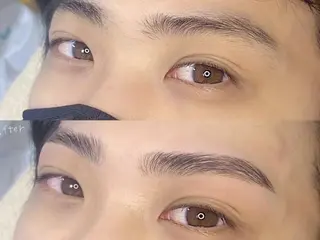 アイブロウ メンズ shida uranのマツエク・マツパデザイン