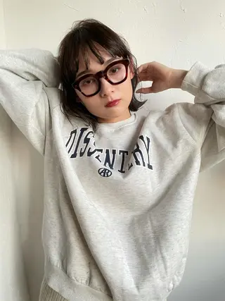 ショート レイヤー/顔周り /AKARIのヘアスタイル