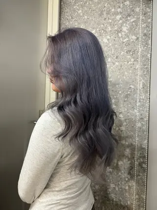 ロング カラー cinq所属・ハイトーン/ラベンダ ー/ユイナ🪄のヘアスタイル