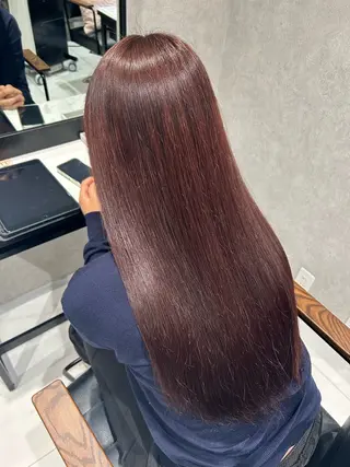 カラー トレンド甘めガーリー Mizuki☁️🫧のヘアスタイル