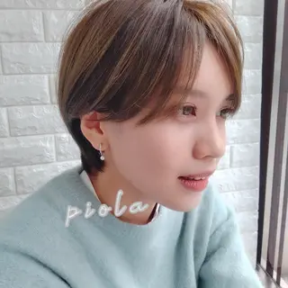 ショート カラー piola所属・hide [大人女性向けヘア]のヘアスタイル
