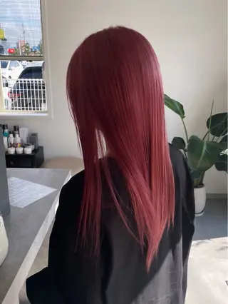 セミロング RIENS♡xrea 山本優舞のヘアスタイル