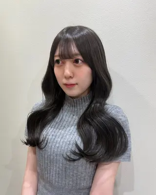 ロング レイヤーカット/髪質 改善/momo🎀のヘアスタイル