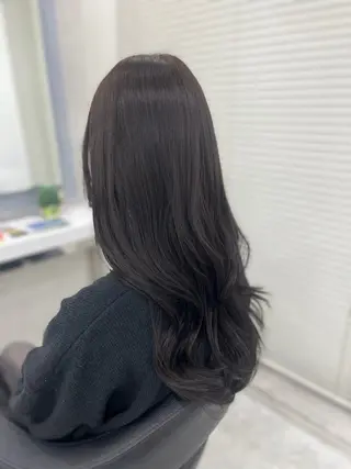 ロング カラー 赤み消し透明感🩶 銀座Ryota🩶のヘアスタイル
