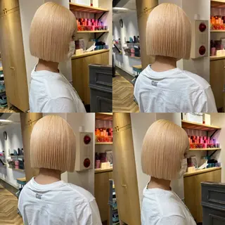 ショート カラー 艶カラー/韓国顔周り 🎀mamiのヘアスタイル