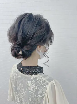 セミロング ヘアアレンジ GRANLUSSO 〜グランルッソ駅前店所属・木口 嘉美のヘアスタイル