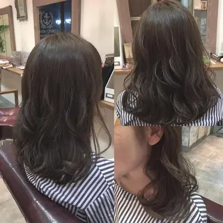 セミロング カラー hair salon Ranun髪質改善のヘアスタイル