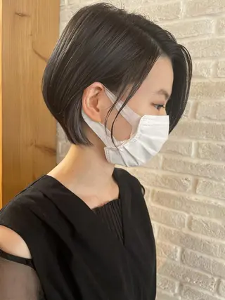 ショート カラー hair salon Ranun髪質改善のヘアスタイル