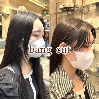 ロング ボブ・レイヤー 田中 励也のヘアスタイル