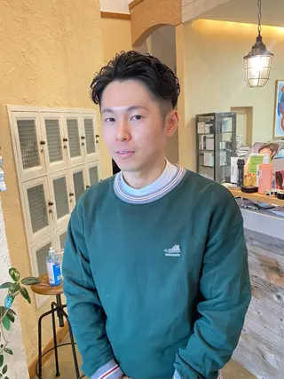 ショート パーマ longtemps所属・竹内 柚子のヘアスタイル