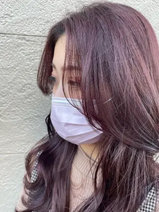 ロング カラー パーマ 海外レイヤー 🇺🇸/ヒナコのヘアスタイル