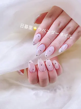 ネイル ラベンダー💖日暮里 ルル💖ネイルのネイルデザイン