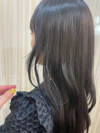 セミロング KURIA‪‪*⋆ஐ ブリーチ/韓国ヘアのヘアスタイル