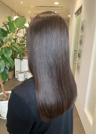 ロング パーマ DIFINOaoyama所属・🎧ayaka/ボブ /透明感カラー 🩵のヘアスタイル