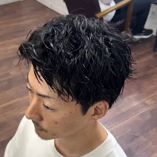 ショート Rikito /メンズパーマのヘアスタイル