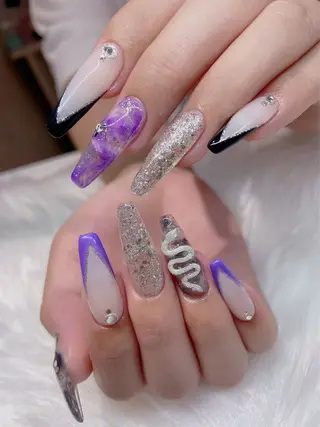 ネイル 長さだし専門店 M2　rikaのネイルデザイン